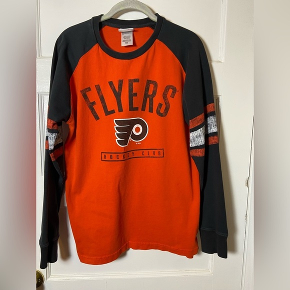 NHL Other - NHL Flyers Orange and Black Long Sleeve Shirt